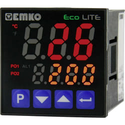 Emko - ecoLITE.4.6.2R.0.0 Régulateur de température Pt100, j, k, r, s, t, l -199 à +999 °c Relais 5 a (l x l x h) 90 x 48 x 48 mm S891611