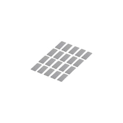 Toolcraft - bande adhésive 1563940 argent (l x l) 50 mm x 25 mm 20 pc(s)
