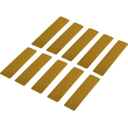 Toolcraft - RTS25/100-YL 1563964 Bande adhésive rts jaune (l x l) 100 mm x 25 mm 10 pc(s)