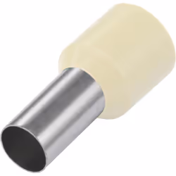 Conrad 1091274, Embouts de fil, Argent, Droit, Ivoire, Métallique, Cuivre, PVC