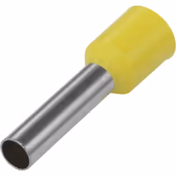 Conrad 1091292, Embouts de fil, Argent, Droit, Métallique, Jaune, Cuivre, Polyamide (PA)
