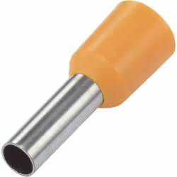 Conrad 1091294, Embouts de fil, Argent, Droit, Métallique, Orange, Cuivre, PVC