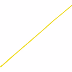 Conrad 1570437, Tuyau tressé, Jaune, Polyéthylène téréphthalate (PET), 1 pièce(s), 7 mm