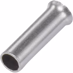 Conrad 1091268, Embouts de fil, Argent, Droit, Métallique, Cuivre, 6 mm²