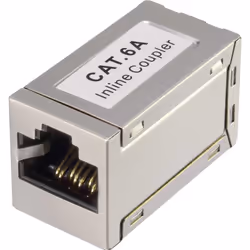 Renkforce RF-4723812, Plat, Blanc, RJ-45, RJ-45, Femelle, Femelle