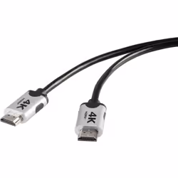 SpeaKa Professional SP-6344136, 2 m, HDMI Type A (Standard), HDMI Type A (Standard), Compatibilité 3D, 18 Gbit/s, Noir