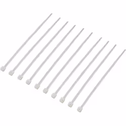 Conrad 1592855, Attache pour câble d'échelle, Polyamide, Blanc, 2,2 cm, 80 N ( 1 kilogrammeforce = 9,81 Newton), 1 tête(s)