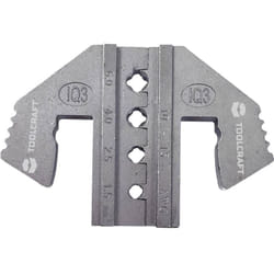 Toolcraft - PLE-IQ3 Matrice à sertir pour connecterus solaires 6.0 à 1.5 mm² adapté pour marque (pinces) PZ-500