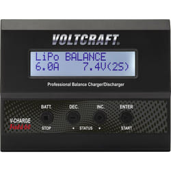 V-Charge 60 dc Chargeur multifonction de modélisme 12 v 6 a Li-polymère, Li-ion, LiFePO, LiHV, NiCd, NiMH, plomb S040371 - Voltcraft