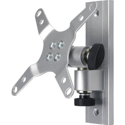 Speaka Professional - SP-6444404 simple Support mural pour écran 33,0 cm (13) - 76,2 cm (30) argent inclinable, mobile
