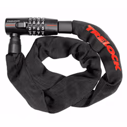 Trelock BC 280 Code 85/5, Antivol à chaîne, Noir, Combinaison à 4 chiffres, 850 mm, 5 mm, 2 pièce(s)
