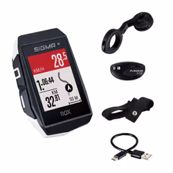 Sigma Sport 01033 compteur de vélo 4,5 cm (1.77") GPS de bicyclette sans fil Noir, Blanc
