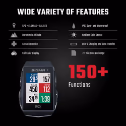 Sigma Sport 01033 compteur de vélo 4,5 cm (1.77") GPS de bicyclette sans fil Noir, Blanc - Vue supplémentaire 4