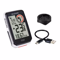 Sigma Sport 01051 compteur de vélo 5,08 cm (2") GPS de bicyclette sans fil Noir, Blanc