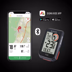 Sigma Sport 01051 compteur de vélo 5,08 cm (2") GPS de bicyclette sans fil Noir, Blanc - Vue supplémentaire 6