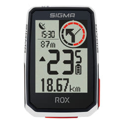 Sigma Sport 01053 compteur de vélo 5,08 cm (2") GPS de bicyclette sans fil Noir, Blanc