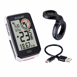 Sigma Sport 01053 compteur de vélo 5,08 cm (2") GPS de bicyclette sans fil Noir, Blanc