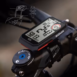 Sigma Sport 01060 compteur de vélo 6,1 cm (2.4") GPS de bicyclette sans fil Noir
