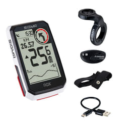 Sigma Sport 01063 compteur de vélo 6,1 cm (2.4") GPS de bicyclette sans fil Noir, Blanc