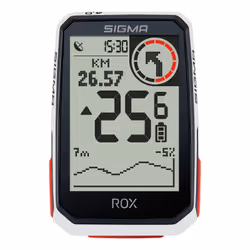 Sigma Sport 01063 compteur de vélo 6,1 cm (2.4") GPS de bicyclette sans fil Noir, Blanc