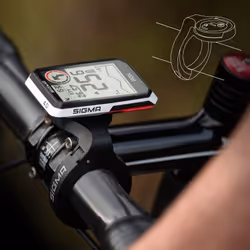 Sigma Sport 01063 compteur de vélo 6,1 cm (2.4") GPS de bicyclette sans fil Noir, Blanc