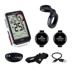 Sigma Sport 01065 compteur de vélo 6,1 cm (2.4") GPS de bicyclette sans fil Noir, Blanc