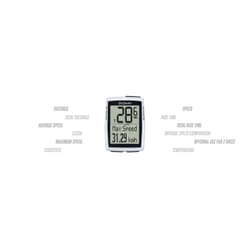 Sigma Sport 12210 compteur de vélo Ordinateur de bicyclette câblé Blanc