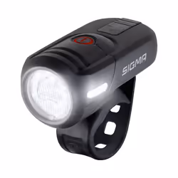 Sigma Sport AURA 45, Feu avant, Noir, Plastique, Silicone, IP4X, LED