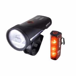 Sigma Sport Aura 100 Set + Blaze Link, Feu arrière + feu avant (set), Noir, IPX4, LED, Rouge, Blanc, 100 lm