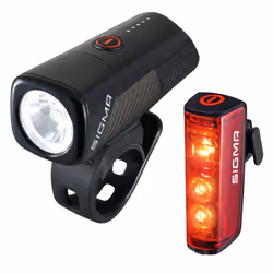 Kit d'éclairage vélo avant et arrière Sigma Buster 400 - Blaze Flash Led USB