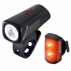 Kit d'éclairage vélo avant et arrière Sigma Buster 400 - RL 80 Led USB