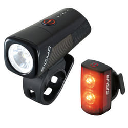 Kit d'éclairage vélo avant et arrière Sigma Buster 400 - RL 80 Led USB