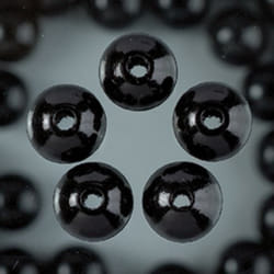 Efco 1401089 Perle ronde Bois Noir 30 pièce(s)