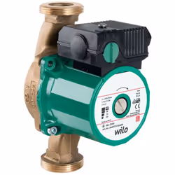 Présentation Pompe de bouclage eau chaude WILO STAR Z20/7-3 Mâle 1"1/4 (33/42) 150 mm A rotor noyé avec modification de la vi ...