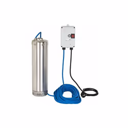 Type de pompe 304 EM Puissance nominale : 850 W Débit max. : 6000 l/h Hauteur de refoulement max. : 44 m Pression max. : 4,4  ...