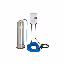 Type de pompe SE 304 EM SE Puissance nominale : 850 W Débit max. : 6000 l/h Hauteur de refoulement max. : 44 m Pression max.  ...