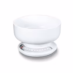 Korona 6126111, Balances de cuisine mécaniques, 2 kg, 25 g, Blanc