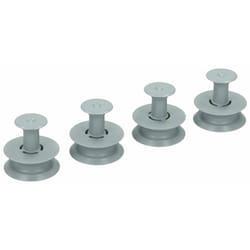 Whirlpool - 4 Roulettes panier supérieur d'origine (481252888113) Lave-vaisselle bauknecht, brandt, ignis, ikea kitchenaid, laden, nilfisk, radiola,