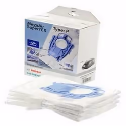 Boite de 4 sacs type P + 1 micro filtre pour aspirateur BOSCH, SIEMENS 00468264 Appareils compatibles : ASPIRATEUR BOSCH: BBZ ...