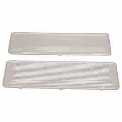 Lot de 2 cache lumière d'origine pour hotte BOSCH, SIEMENS, NEFF, GAGGENAU, VIVA 00264984, 00272497 Appareils compatibles : [ ...