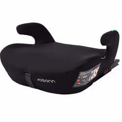 Osann Boost Isofix, Réhausseur de siège auto sans dossier, Accoudoir, 1,73 kg, Noir, Couvercle lavable