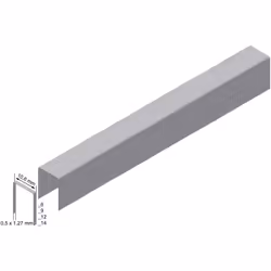 Agrafes Prebena type PF12CNK Largeur de dos : 10,6 mm Longueur des agrafes 12 mm Dimension du fil 0,5 x 1,27 mm Finition galv ...