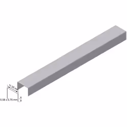 Agrafes Prebena Type VX10CNK Largeur de dos : 11,3 mm Longueur des agrafes 10 mm Dimension du fil 0,58 x 0,75 mm Finition gal ...