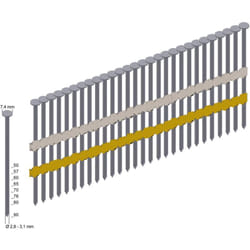 Prebena - RK28/65BK Clous en bande à tête ronde Type rk 3000 pc(s)