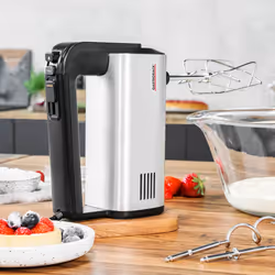 Gastroback Design Handmixer Pro robot de cuisine 500 W 0,8 L Noir, Argent