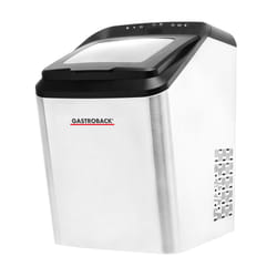 Gastroback Bartender Pro Machine à glaçon portable 145 W Noir, Acier inoxydable