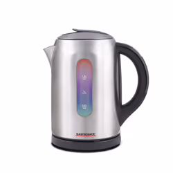Gastroback Vision Pro, 1,5 L, 2400 W, Acier inoxydable, Thermostat réglable, Indicateur de niveau d'eau, Arrêt de sécurité en ...
