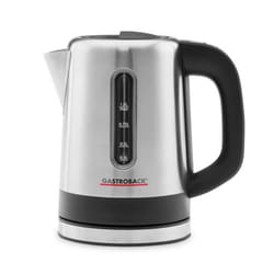 Gastroback Design Mini bouilloire 1 L 2200 W Noir, Acier inoxydable
