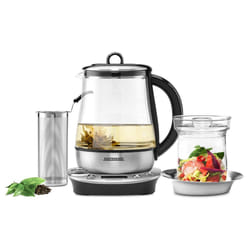 Gastroback Design Tea & More Advanced appareil à thé 1,5 L 1400 W Argent, Transparent