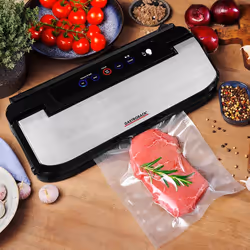 Gastroback Design Basic appareil à emballage sous vide 800 mbar Noir, Acier inoxydable